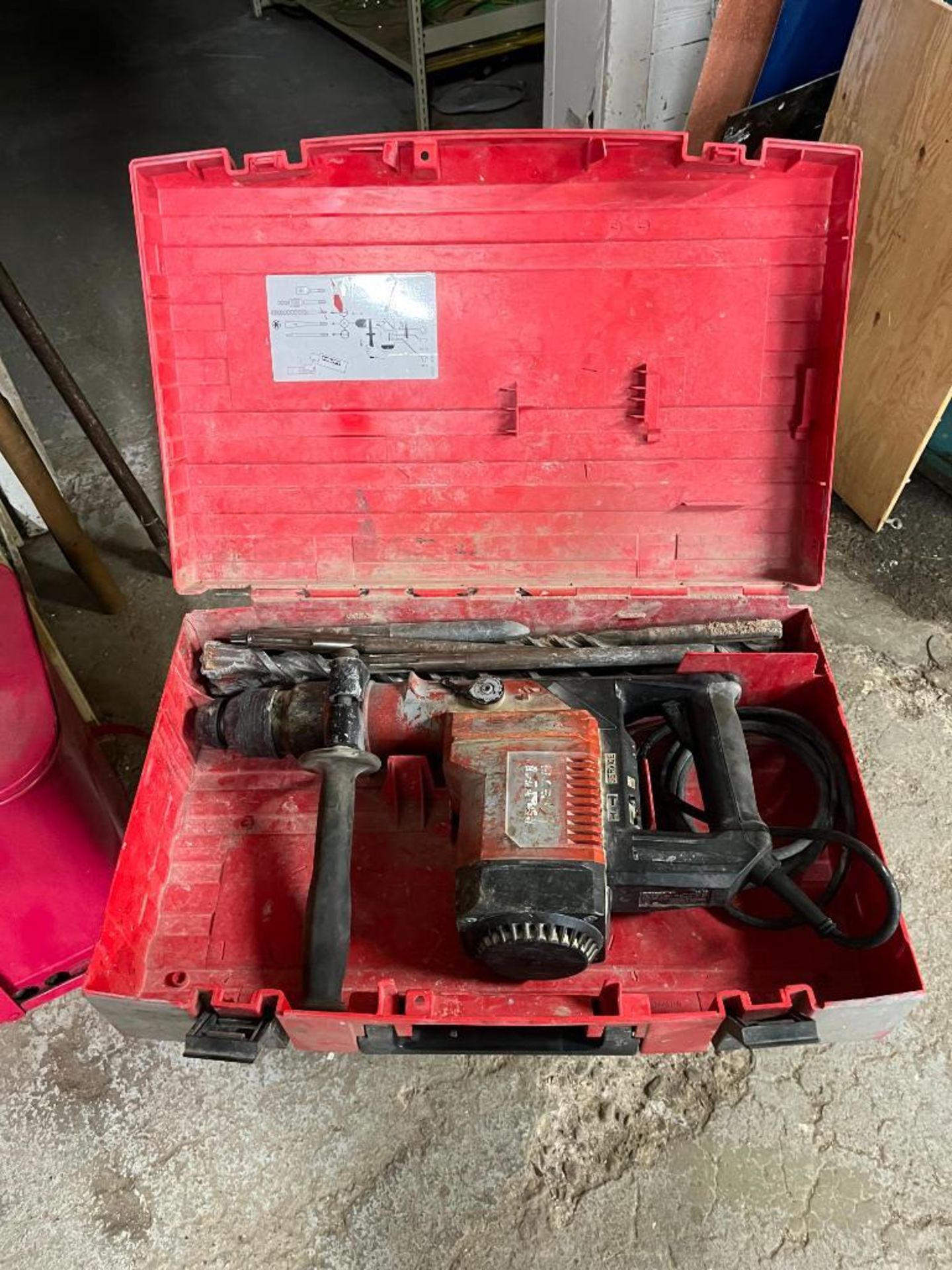 Shim stock, Torch, Hilti Bits, Green and Blue Tool Kits and Hilti Jack Hammer - Rigging Fee: $200 - Image 7 of 8