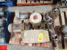 Assorted Pump Parts and Motors - Rigging Fee: $75