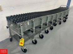 NestaFlex 18" Gravity-Fed Accordian Roller Conveyor, Model: 226 (Subject to BULK BID) - Rigging Fee: