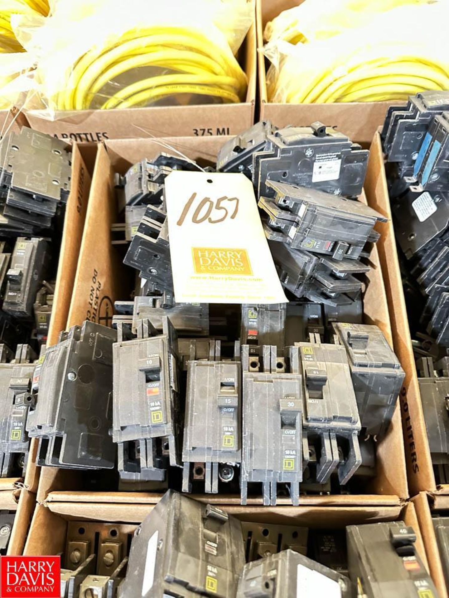 (50) Assorted Square D Circuit Breakers