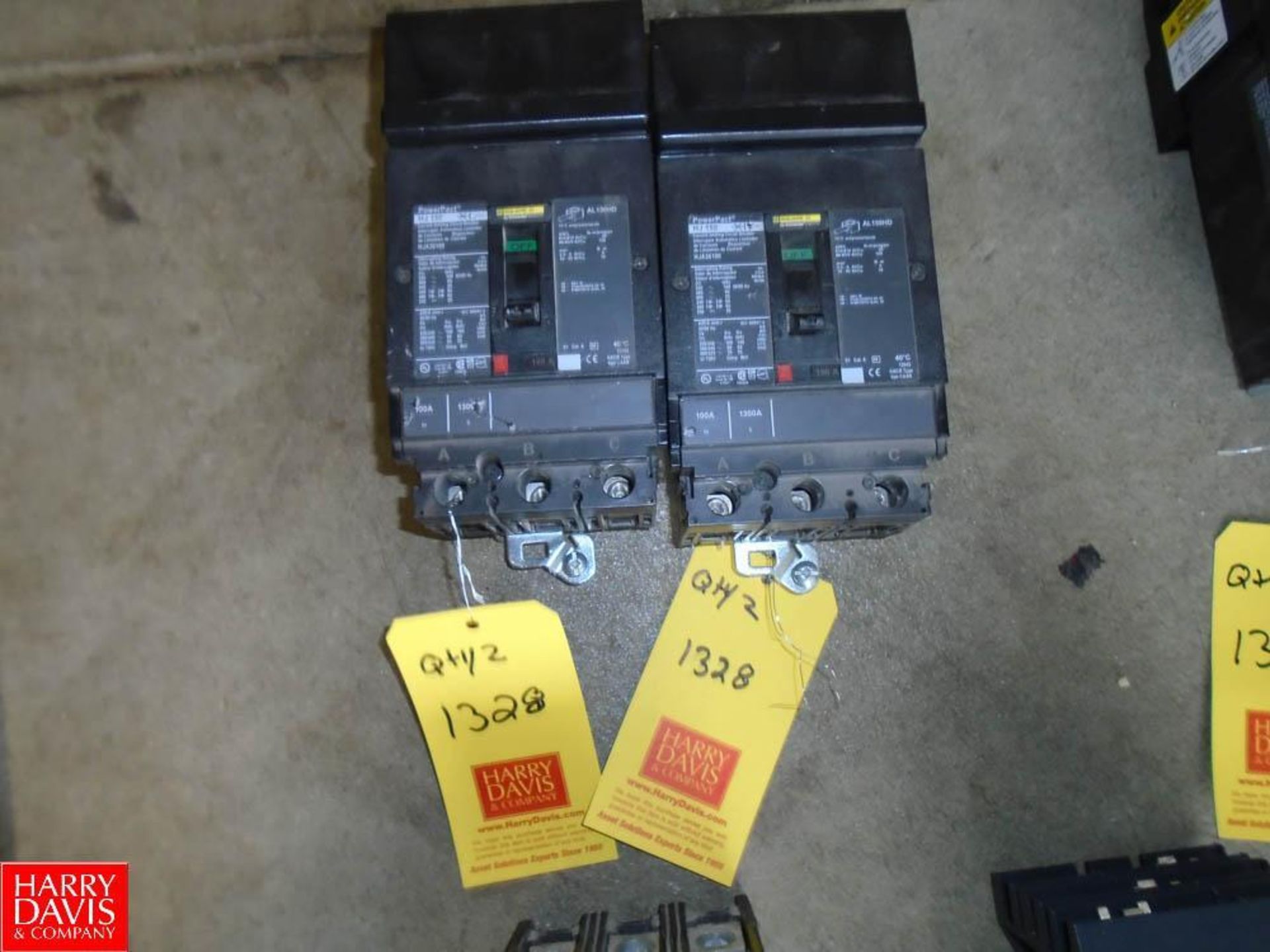 (2) HJ150 150 Amp, 3 Pole, 25 kA (Location: Decatur, IL)