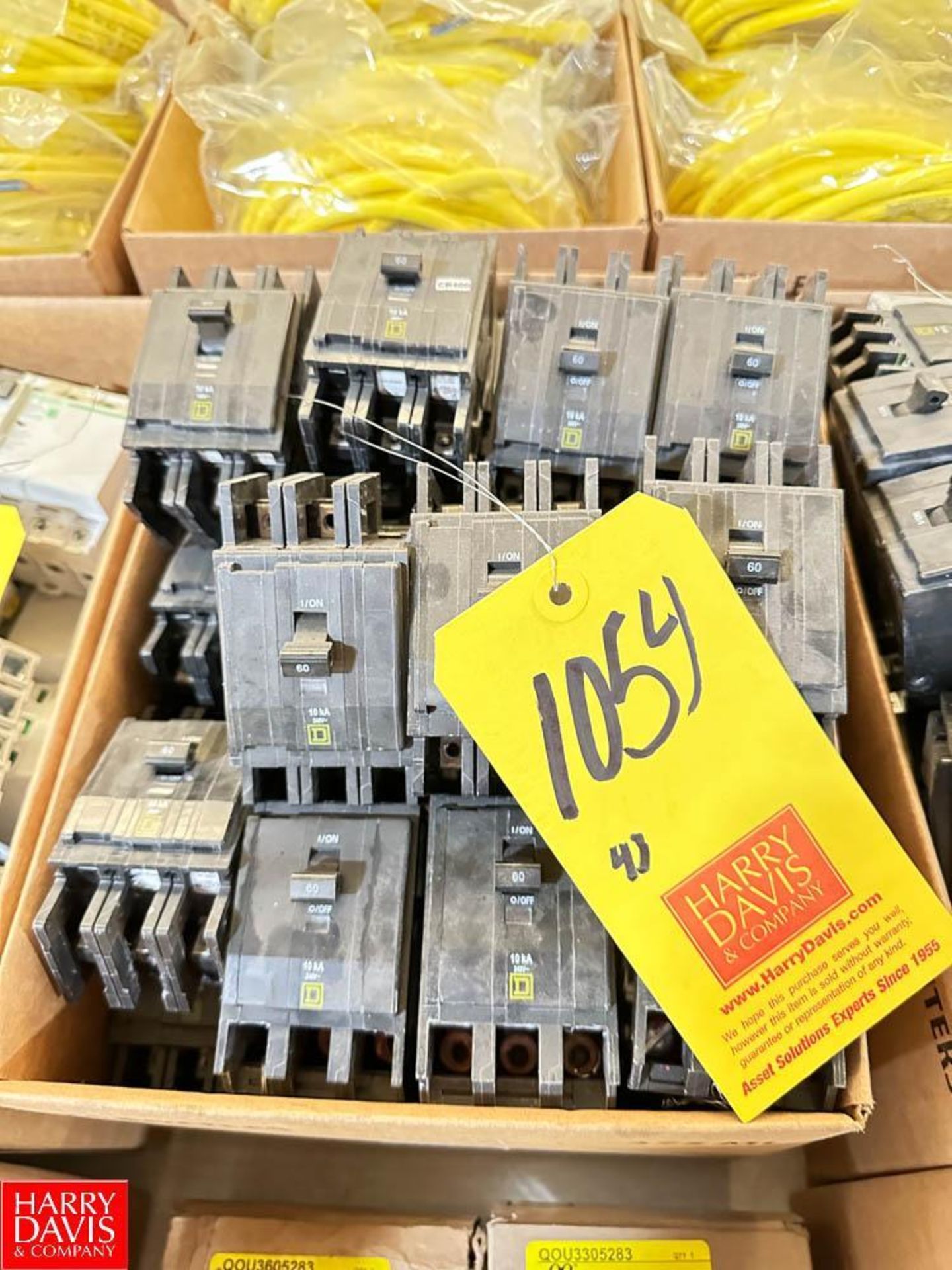 (43) Square D 60 AMP Circuit Breakers