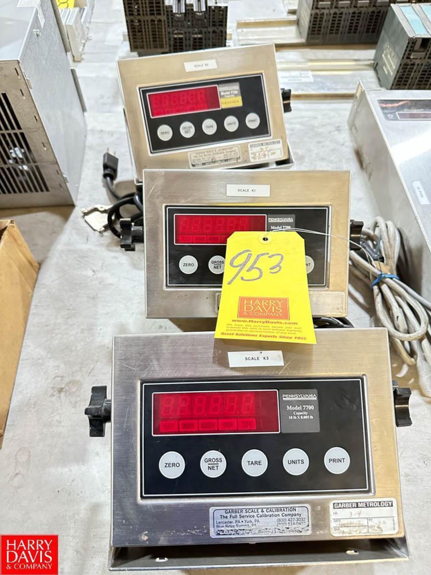 Pennsylvania S/S Digital Scale Heads, Model: 7700