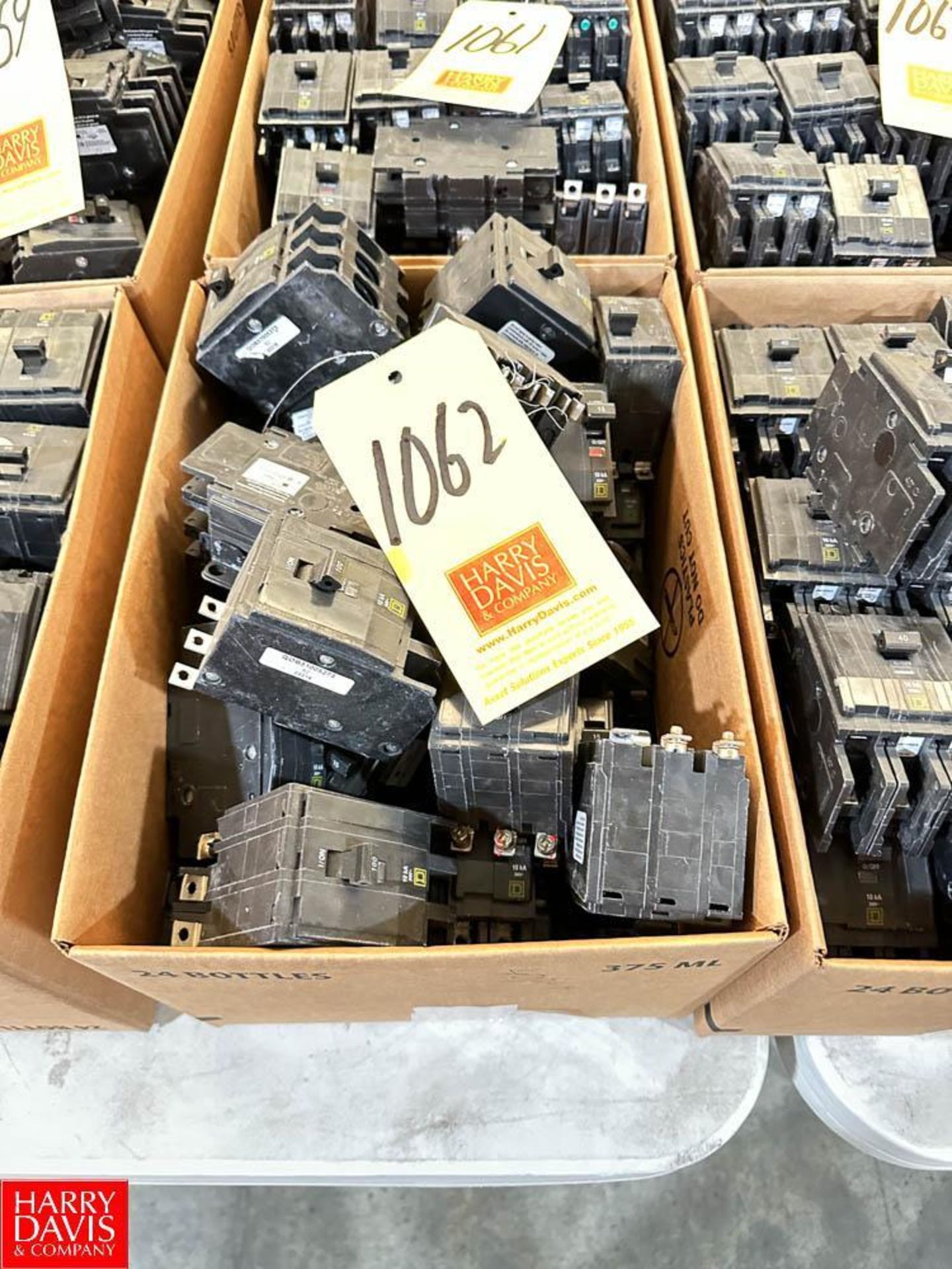 (40) Assorted Square D Circuit Breakers