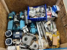 Assorted Motors, Cylinders and Bearings - Rigging Fee: $75