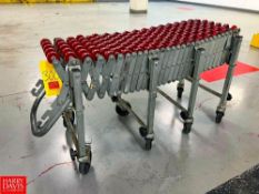 Nestaflex 226 Accordion Roller Conveyor, Dimensions = 12" Width - Rigging Fee: $50