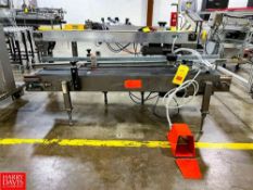 Belt Conveyor with Drive and Foot Control, Dimensions = 6' x 1' - Rigging Fee: $100