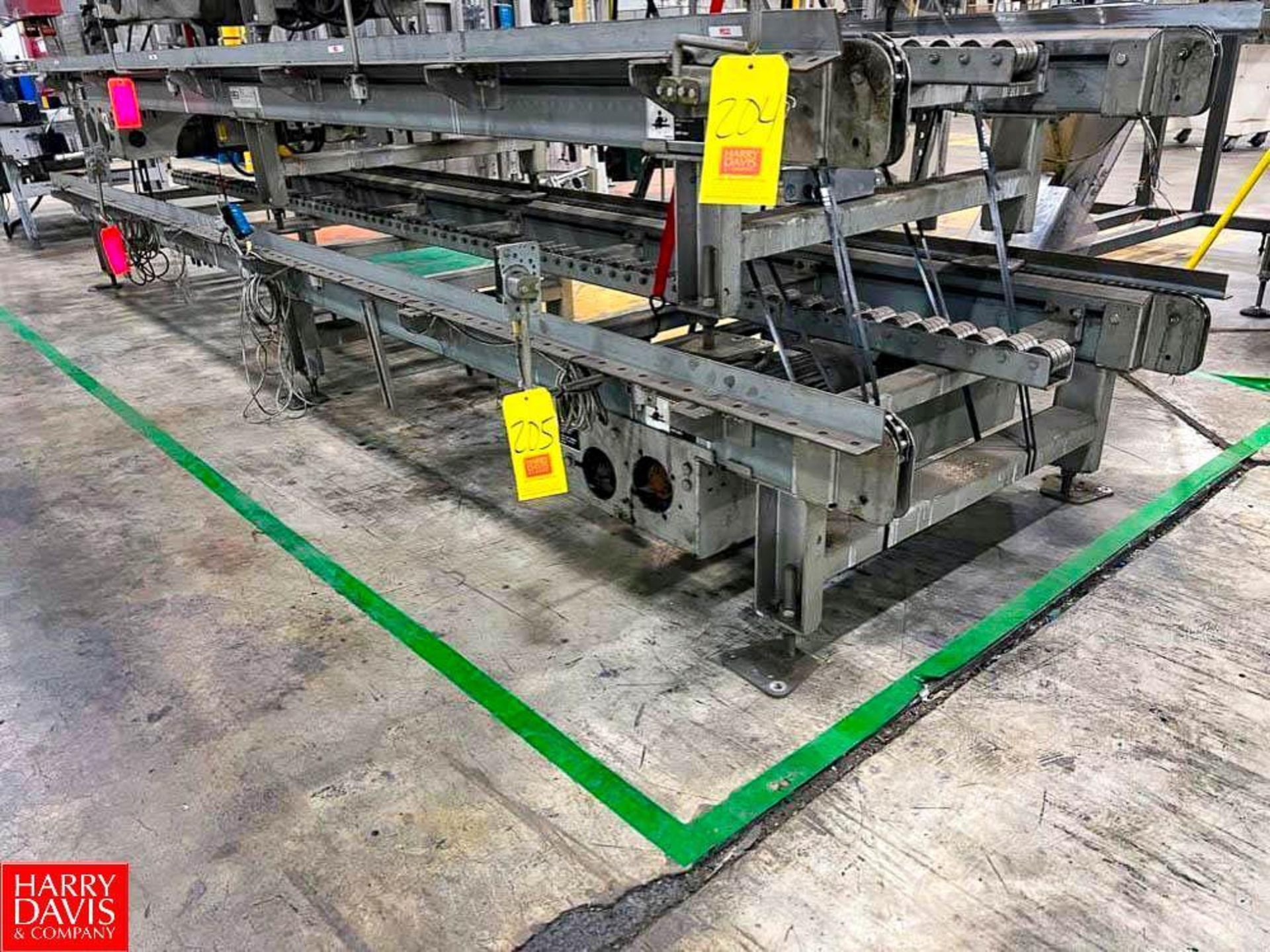 Pallet Conveyor, Dimensions = 128" x 42" - Rigging Fee: $400