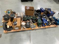 Assorted Motors and Gear Reducing Drives, .5 HP - 3 HP, Including: Baldor, WEG and others - Rigging