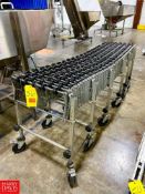 Nestaflex 226 Accordion Roller Conveyor, Dimensions = 18" - Rigging Fee: $50