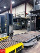 Wulftec Pallet Wrapper, Model: WCA-200, S/N: 40239-1-0507 with Allen-Bradley PanelView Plus 600 Touc