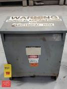 Square D Transformer 3 PH 45 KVA - Rigging Fee: $50