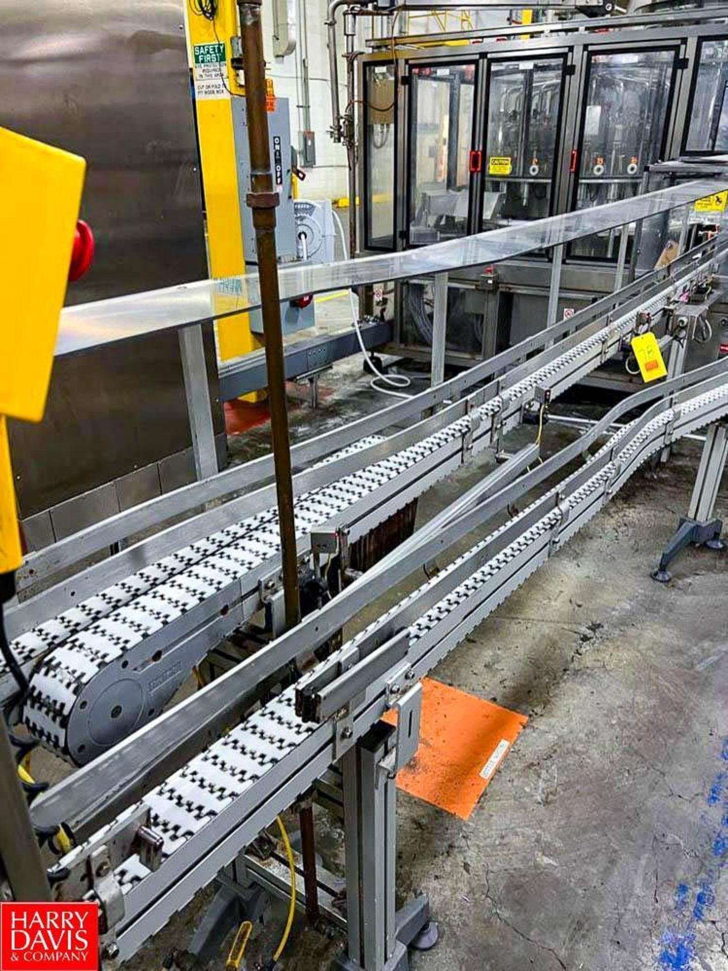 Flex-Link Chain Conveyor, Dimensions = 20' x 3.25" (Subject to Bulk Bid) - Rigging Fee: $700