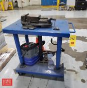 Hydraulic Lift Table with Shop Vac and Vise - Rigging Fee: $100