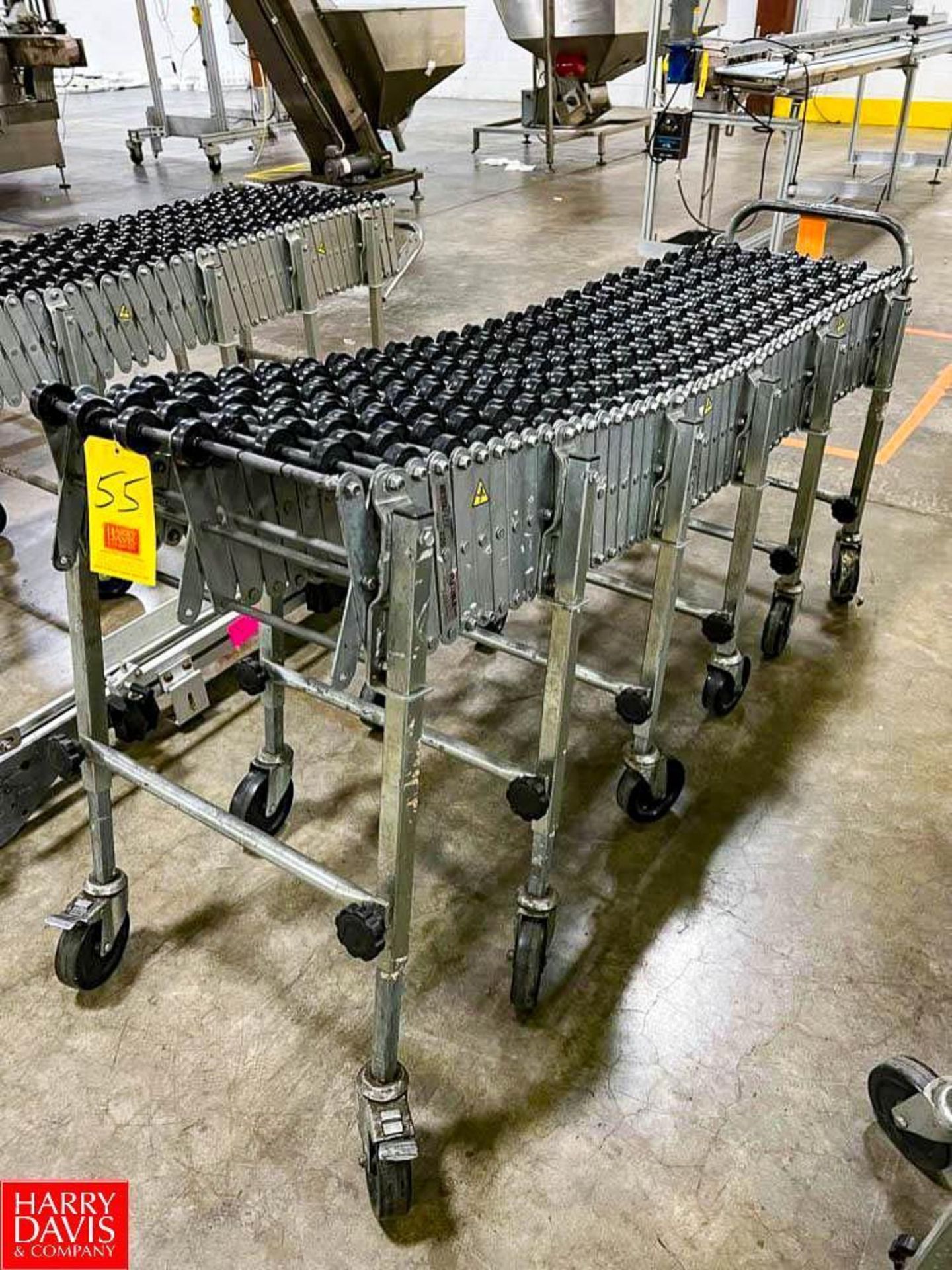 Nestaflex 226 Accordion Roller Conveyor, Dimensions = 18" - Rigging Fee: $50