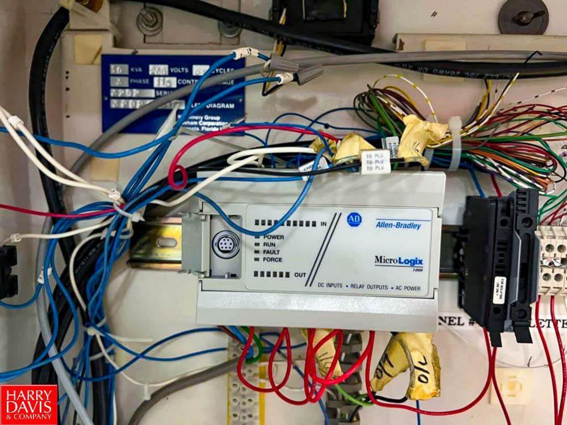 Rexham Machinery Group Bartelt, Model: Packager with Allen-Bradley MicroLogix 1000 PLC, Circuits and - Image 2 of 4