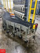 Nestaflex 226 Accordian Roller Conveyor, Dimensions = 18" - Rigging Fee: $100