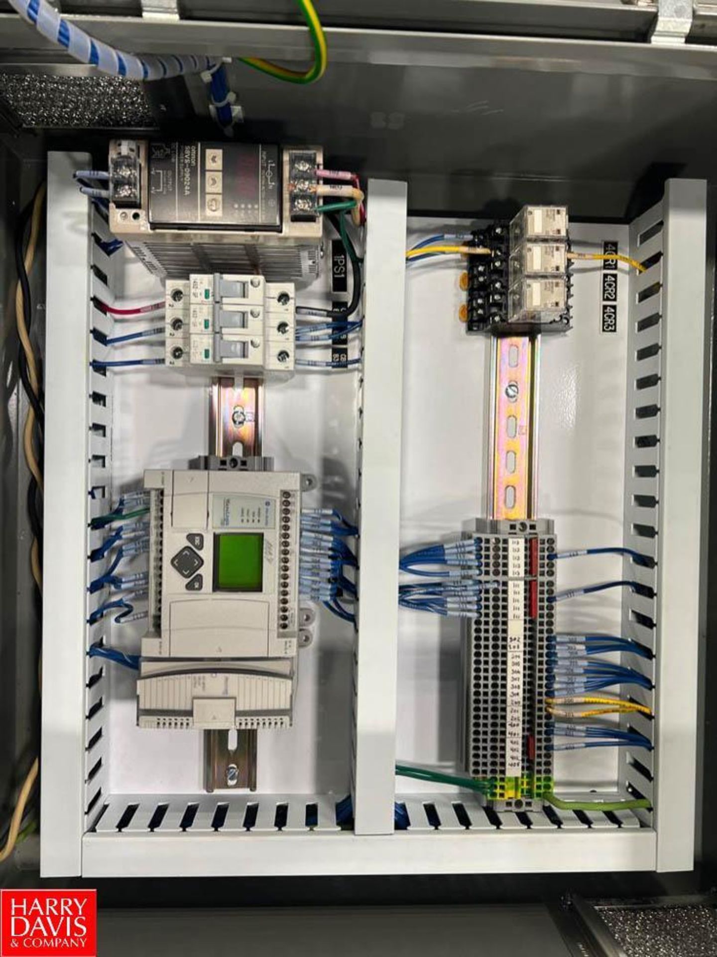 Allen-Bradley MicroLogix 1100 PLC with (1) I/O Card, Power Supply, Switches and Enclosure - Rigging