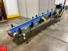 CLE S/S Framed Incline Conveyor with Drive and Controls, Dimensions = 12' x 12" - Rigging Fee: $200