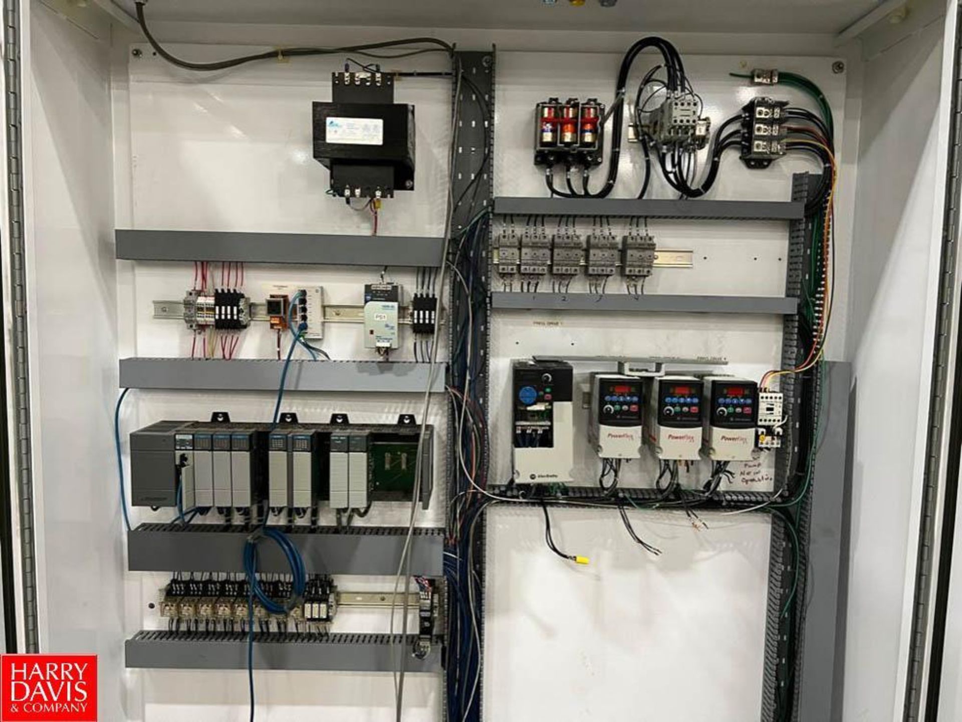 Allen-Bradley SLC 5/05 CPU with (7) I/O Cards, (3) Powerflex 4 and 7.5 HP Variable-Frequency Drives, - Image 2 of 2