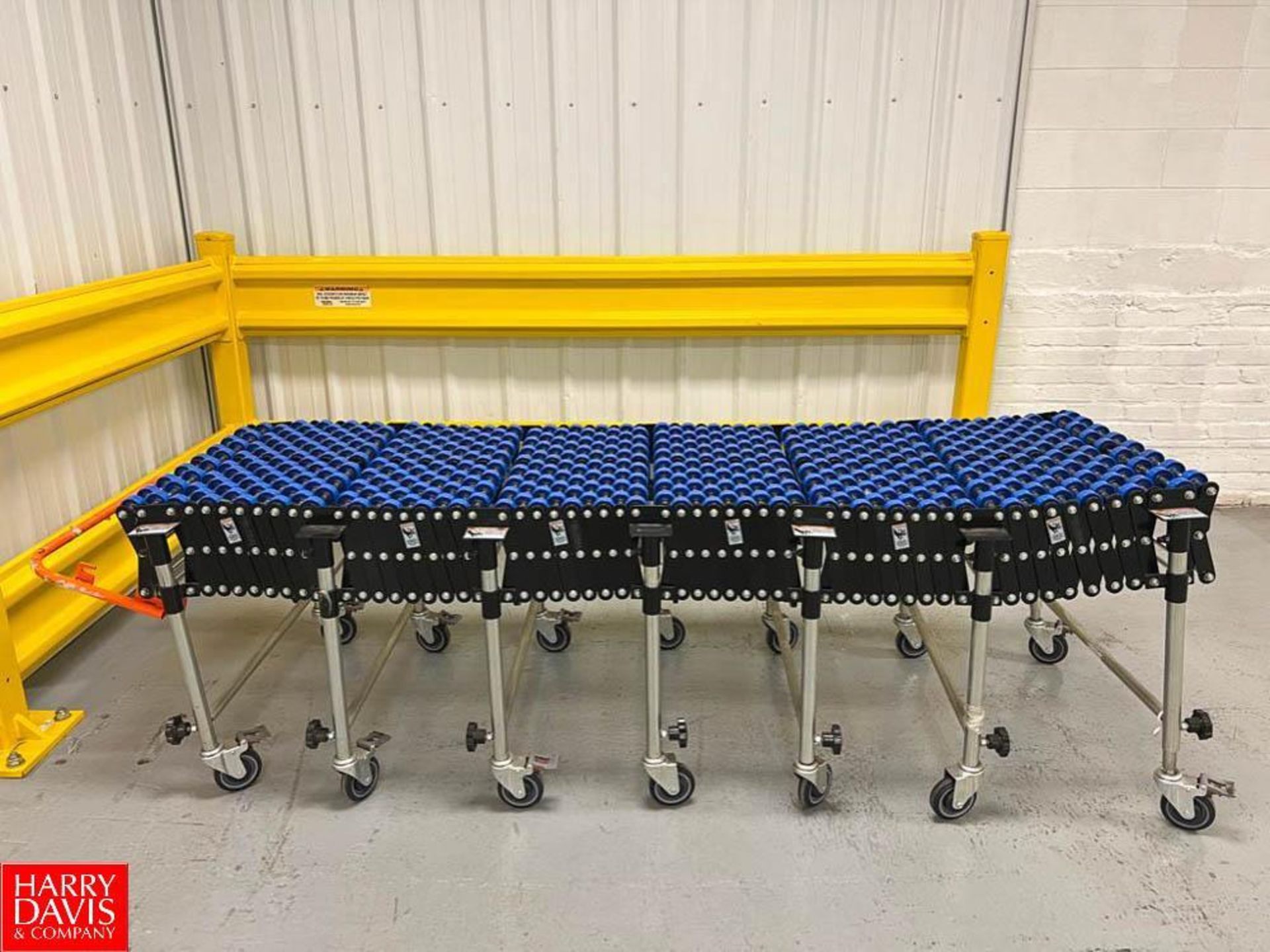 Global Industrial Accordion Roller Conveyor - Rigging Fee: $50 - Image 2 of 2