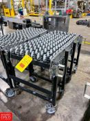 U-Line Mobile Accordion Roller Conveyor, Dimensions = 18" - Rigging Fee: $50