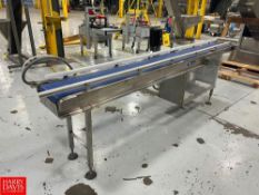 Sim-Co S/S Framed Conveyor with Drive and Penta-Drive Controls, Dimensions = 10' x 1' - Rigging Fee: