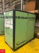 Sullair 3700 50 HP 110 PSIG Air Compressor, Model: 3707V/A, S/N: 200706270132 - Rigging Fee: $1,000