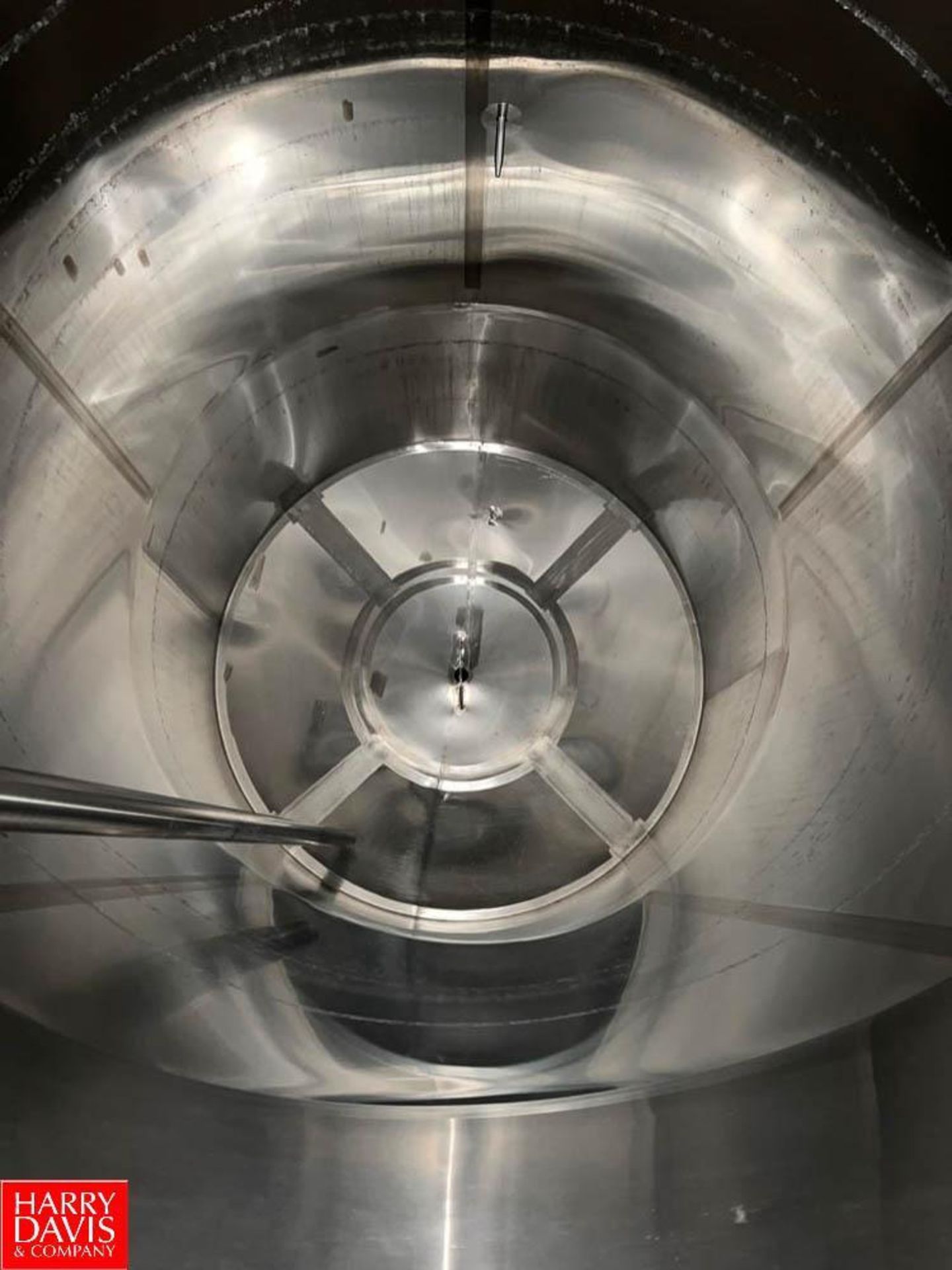 Feldmeier 3,600 Gallon Dome-Top, Cone-Bottom S/S Tank, S/N: S72205B - Rigging Fee: $4,500 - Image 5 of 8