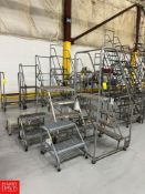 (7) Mobile Stairs and Steps - Rigging Fee: $200