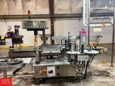 Quadrel Labeling Systems Labeler, Model: Versaline, S/N: 80 342-01-02 - Rigging Fee: $650