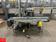 Mobile Labeler, Model: 1400 with Zebra Printer, Model: 110PAX4 and Conveyor, Dimensions = 4' x 1' -