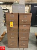 (18) Assorted Filing and other Cabinets - Rigging Fee: $300