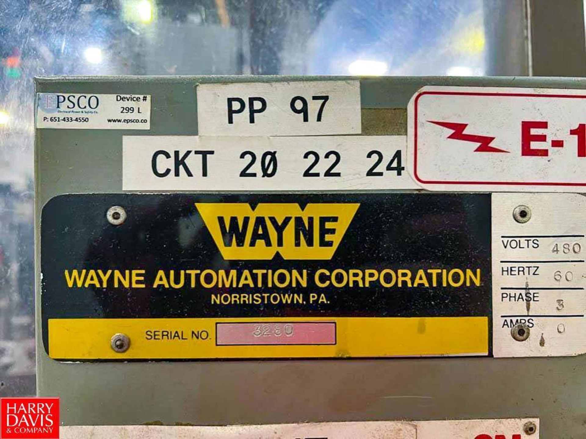 Wayne Automation Corporation Carton Erector, S/N: 3280 with Allen-Bradley PanelView Plus 1000 Touch - Image 2 of 5