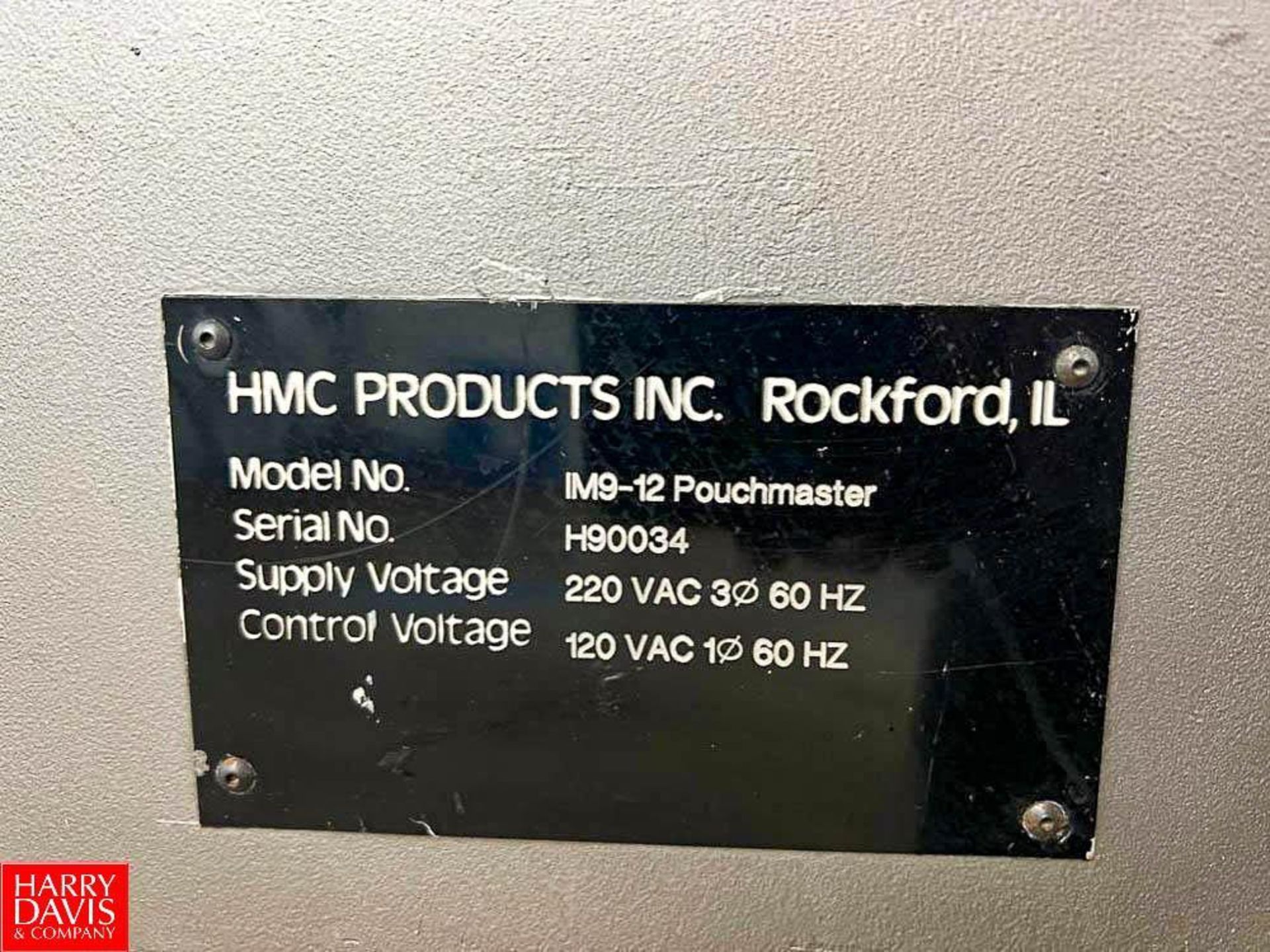 HMC Products Bartelt Packager, Model: IMP-12 Pouchmaster, S/N: H90034 with Allen-Bradley MicroLogix - Image 2 of 6