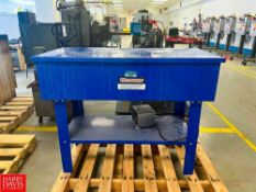 Westward 40 Gallon Parts Washer with Foot Control and Agitated Brush - Rigging Fee: $150