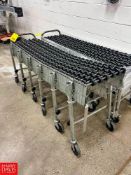 Nestaflex 226 Accordian Roller Conveyor, Dimensions = 18" - Rigging Fee: $50