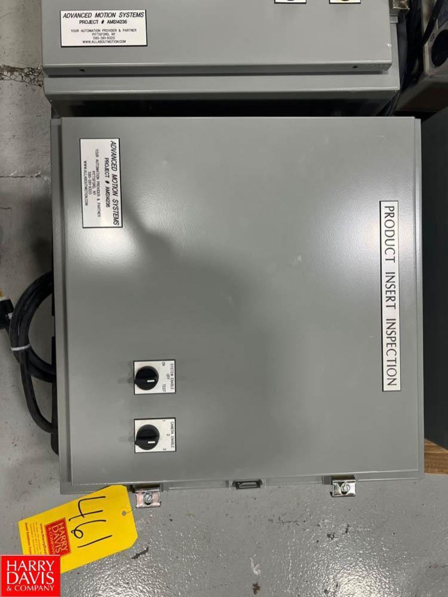 Allen-Bradley MicroLogix 1100 PLC with (1) I/O Card, Power Supply, Switches and Enclosure - Rigging - Image 2 of 2