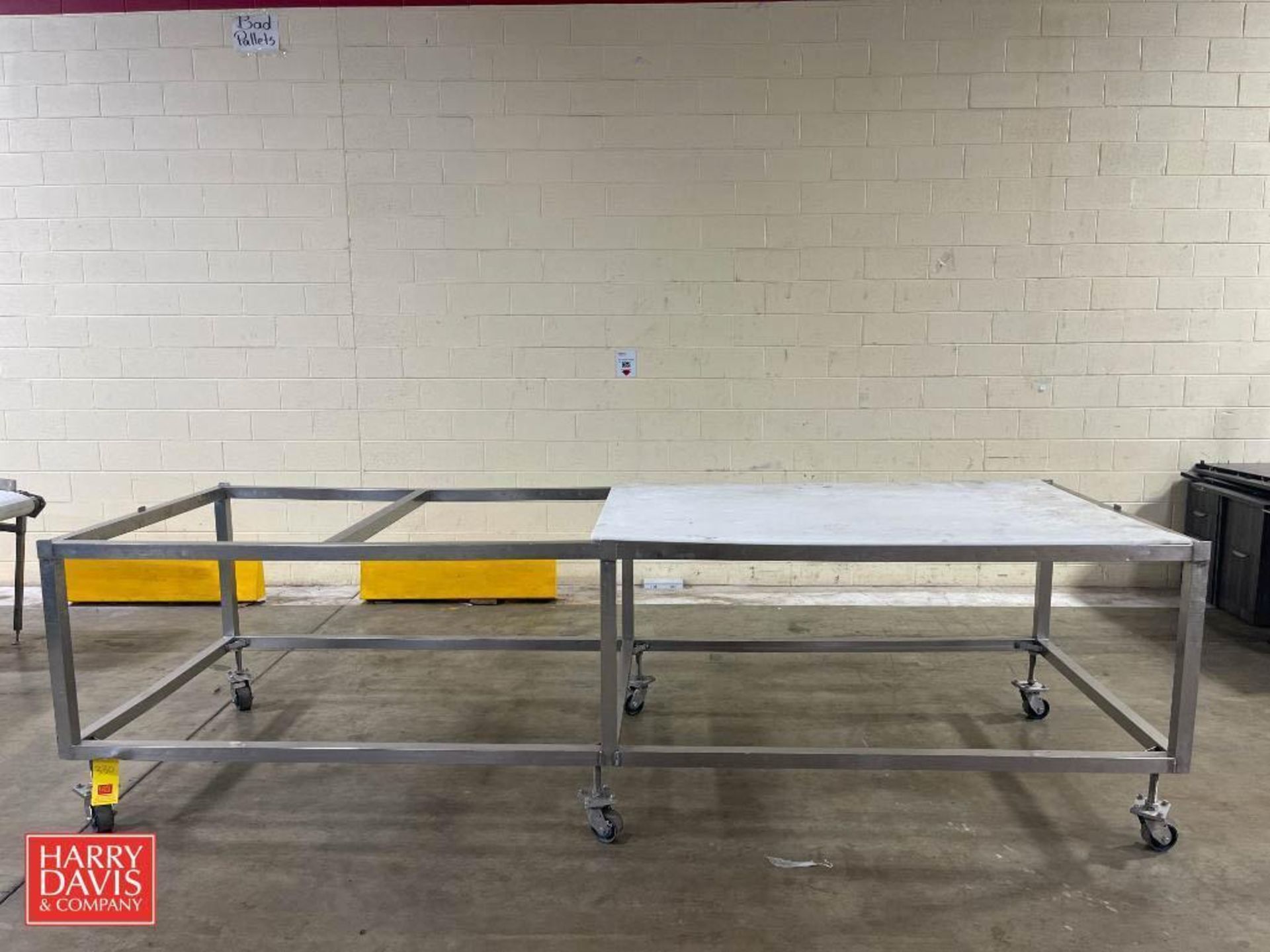 Portable S/S Frame Table, 12' Length x 4' Width (Location: Denver, CO) - Rigging Fee: $150 - Image 2 of 2