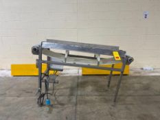 S/S Frame Conveyor with Belt, 5' Length x 1' Width (Location: Denver, CO) - Rigging Fee: $100