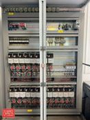 (20) Allen-Bradley Powerflex 40, 7.5 KV, 1 HP Variable Frequency Drives, Eldon Cabinet, Solenoids