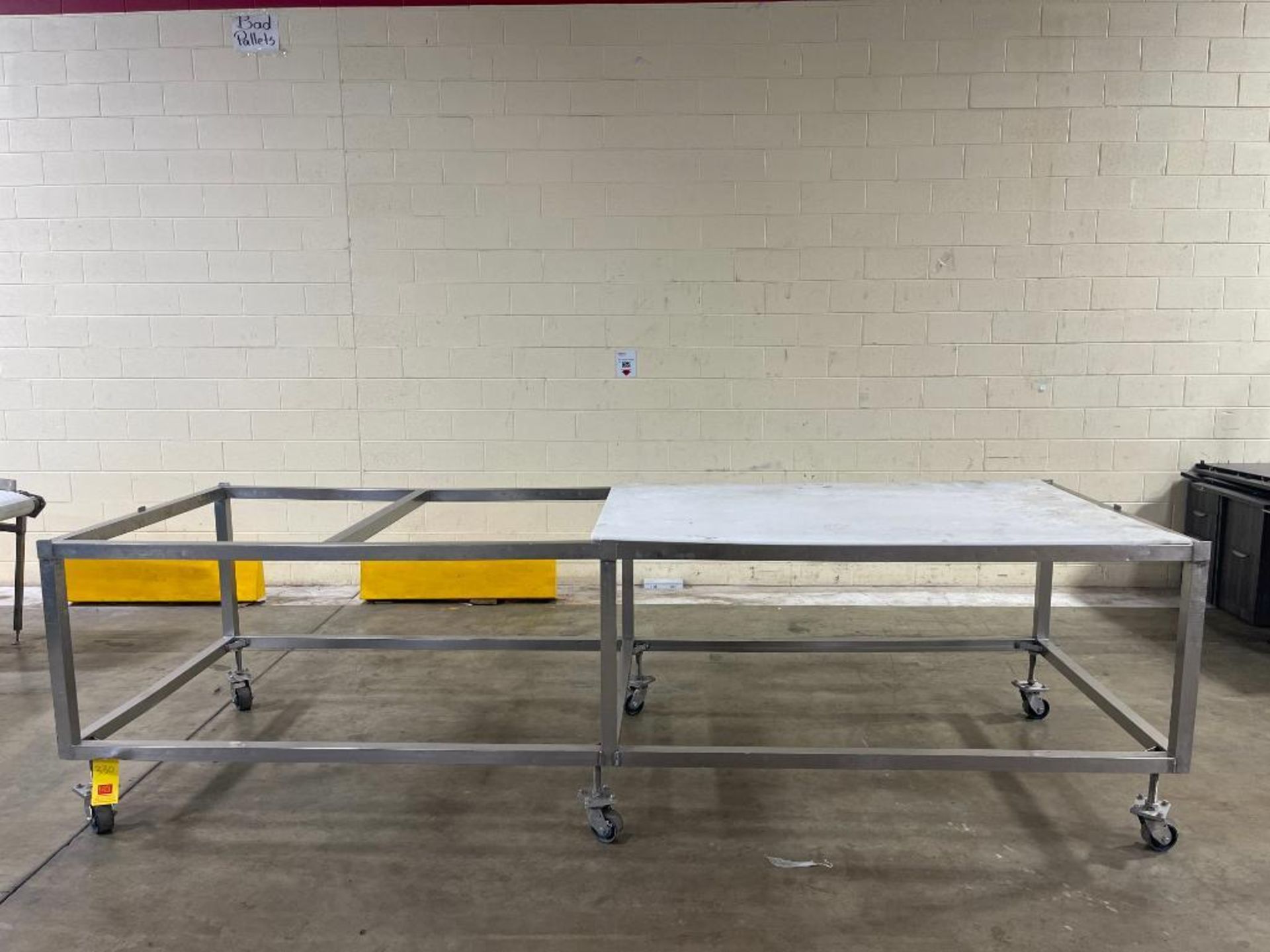 Portable S/S Frame Table, 12' Length x 4' Width (Location: Denver, CO) - Rigging Fee: $150