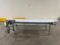 S/S Frame Conveyor with Belt and S/S Drive, 8' Length x 18" Width (Location: Denver, CO)
