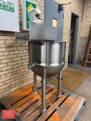 Groen 20 Gallon Jacketed S/S Kettle, Model: 20D7S, S/N: C1374A with Mixer - Rigging Fee: $250