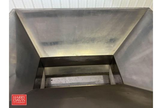 Tromp S/S Dough Dividing System 200 with 1,000 LB Capacity Hopper, S/S Cutting Knives, Underneath - Image 3 of 3