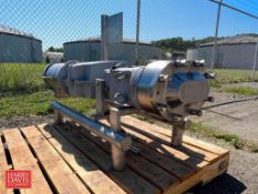 Waukesha Cherry-Burrell Positive Displacement Pump with Baldor S/S Clad 5 HP 1,750 RPM Motor, 3.5"