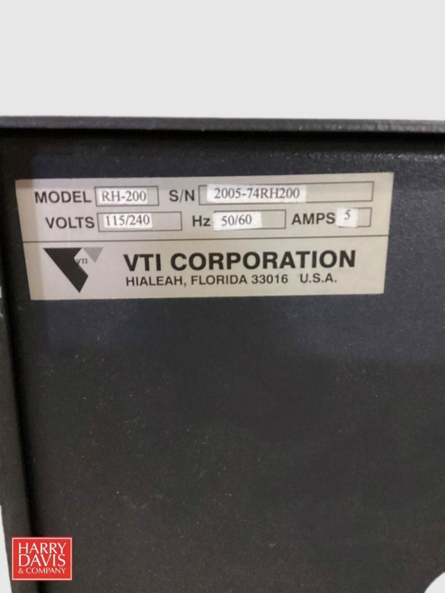 VTI RH-200 Relative Humidity Generator - Image 3 of 3