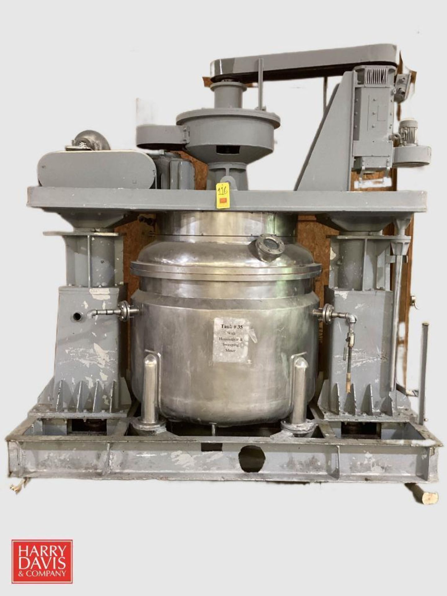 Apurva Stainless Planetary Mixer 1200 LB Capacity 20/25 HP