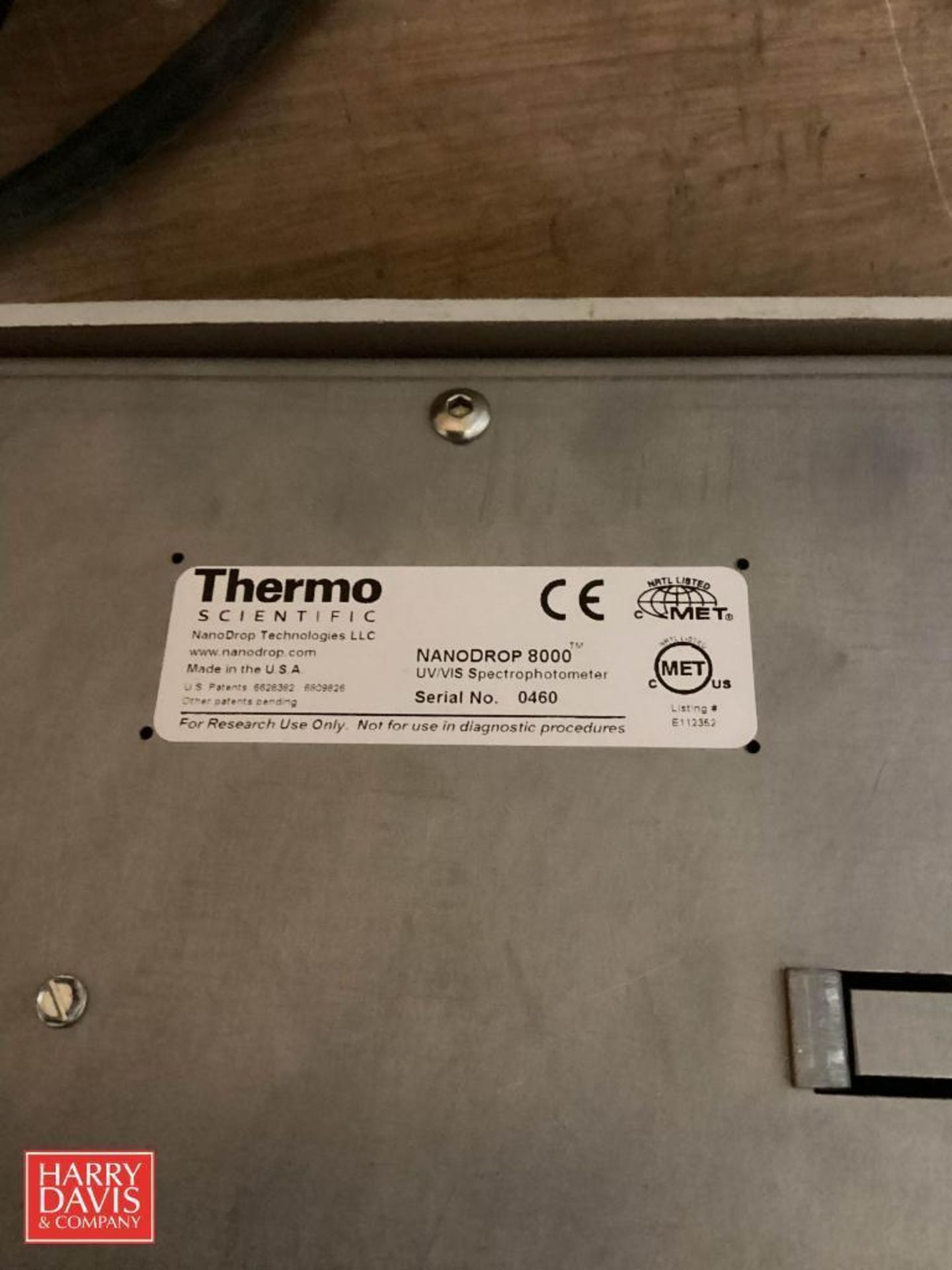 Thermo Scientific NanoDrop 8000 UV/Vis Spectrophotometer - Image 3 of 3