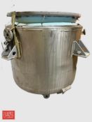 De Dietrich 200 Gallon Glass Lined Jacketed Reactor Tank